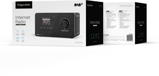 Krüger&Matz KM 816.1 - Internet Radio - Bluetooth - DAB+ - FM
