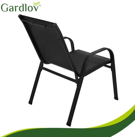 GARDLOV balcony garden furniture set, table + 2 chairs, for terrace, balcony and garden