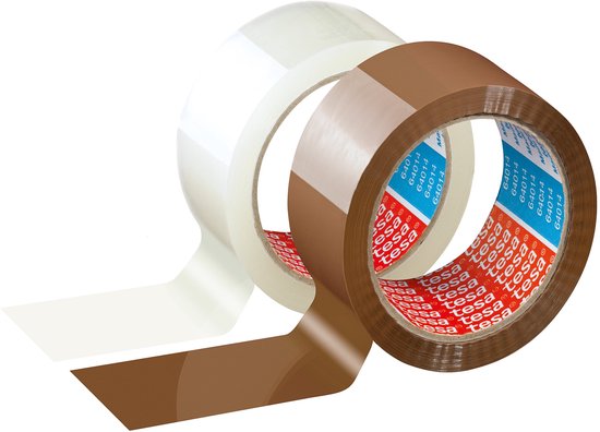 Tesa Standaard Bruine Pakkingstape Solvent 48mm x 66m