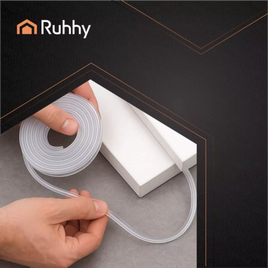 Ruhhy Randbescherming Tape Transparant – 3 Meter Veiligheid