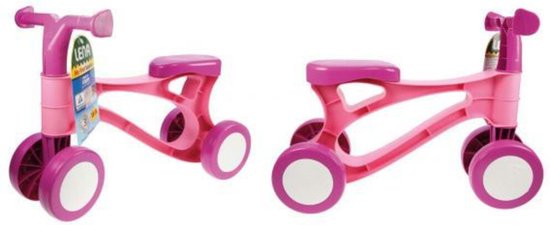 Lena Loopfiets Roze - Voor kinderen vanaf 1 jaar - Evenwichtsgevoel trainen