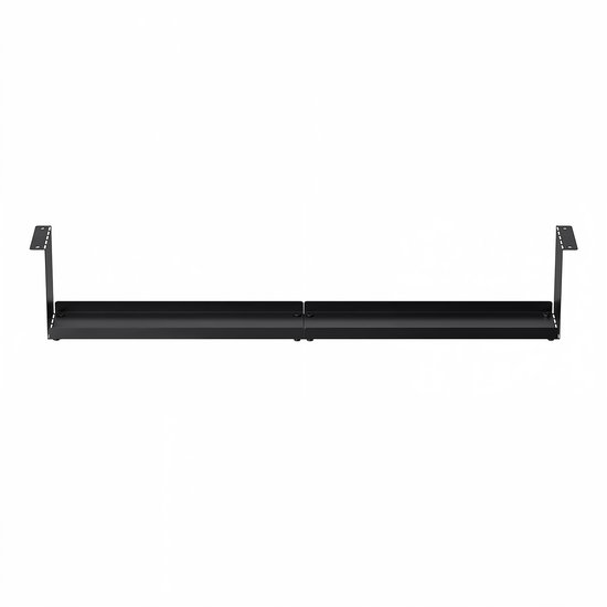 Maclean - Compacte kabelgoot voor onder het bureau, max. belasting 5kg, zwart, MC-107 B