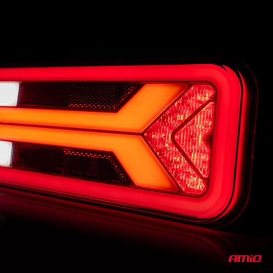 AMiO RCL-09-R Dynamische LED Achterlicht – Rechts Multifunctionele Vrachtwagenverlichting Aanhanger Bus Achterlamp