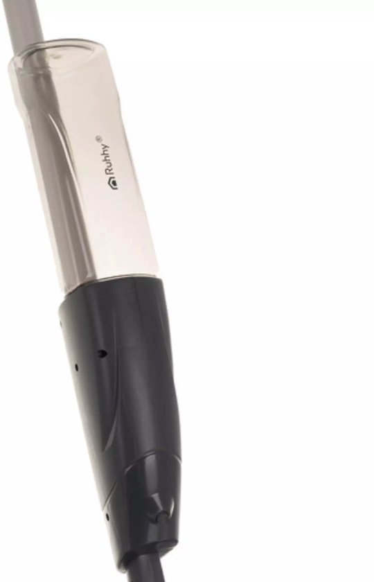 Ruhhy spray mop 600 ml – microvezel dweil met sproeier – 180° draaibaar, 2 doeken