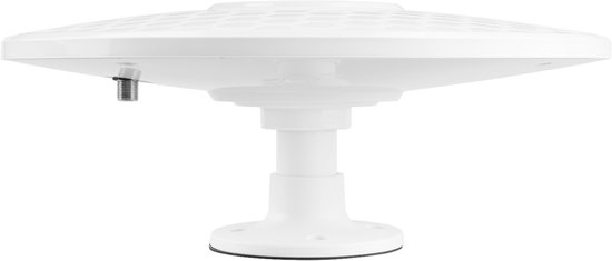 Maclean - TV antenne - DVB-T/T2 HEVC omni-directionele antenne, actief, camper, centrale kabelbevestiging, MCTV-104