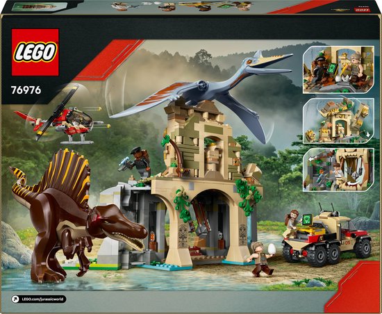 LEGO® - Jurassic World - Spinosaurus en Quetzalcoatlus Luchtmissie - 76976