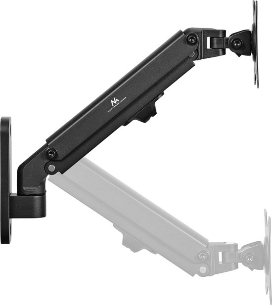Maclean MC-458 - Monitor houder - Monitorbeugel - muurbeugel - 17-27'' - Max 7kg - Zwart