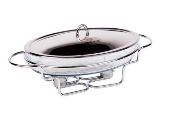 Kinghoff 1411- Warmhoudschaal - Rechaud - rond - 3.2 liter