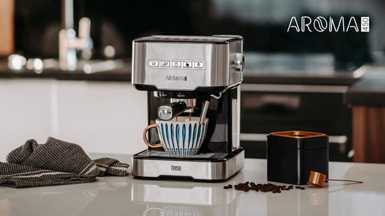 Teesa TSA4010 - Espressomachine AROMA 450, melkopschuimer, 850 Watt