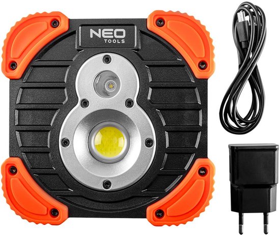 NEO 99-040 Werklamp 1000lm, CREE XPG LED op Accu