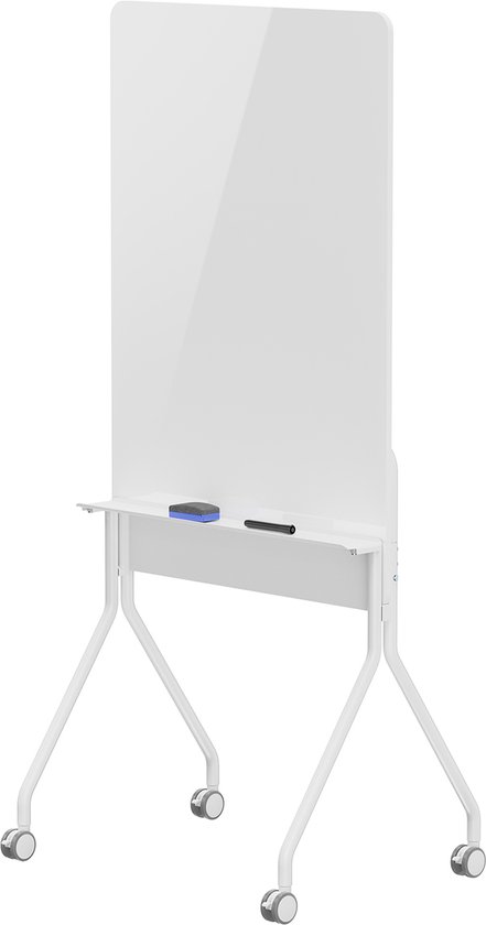 Ergo Office ER-305 - Whiteboard - 119x79cm - verticale oriëntatie - verrijdbaar droog uitwisbaar