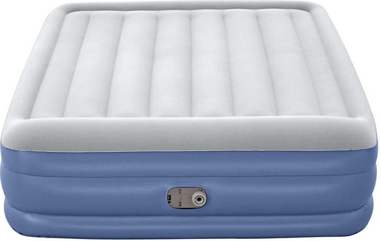 Bestway Tritech erhöhtes Luftbett - Queensize (152 cm) - Mit integrierter Elektropumpe