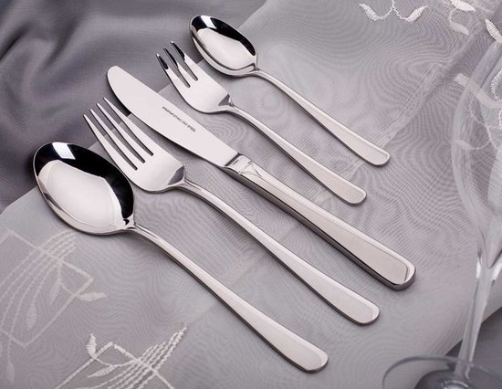 KINGHOFF 3561 - luxe bestekset koffer - 72 delig - 12 persoons - Modern bestek