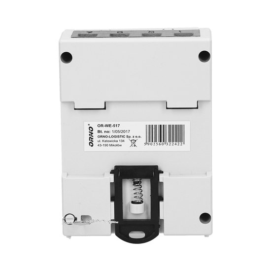 ORNO OR-WE-517, Elektronisch, Plug-in, Uitgangsvermogen, Wit, kWh, LCD