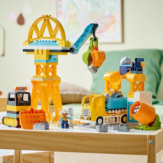 LEGO Duplo Town 10476 - Bouwplaats - Meisjes en Jongens - Multicolor