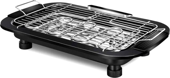 Elektrische Tafelgrill - BBQ - 2000W - Barbecue - Zwart