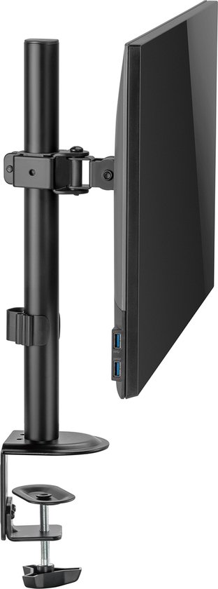 Maclean - Bureausteun Monitorbeugel voor LCD-monitor 17-32" tot 9kg- VESA 75x75 en 100x100