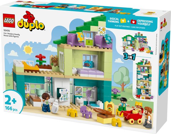 LEGO Duplo Town 10470 - Woonhuis - 3-in-1 - Inclusief Figuren