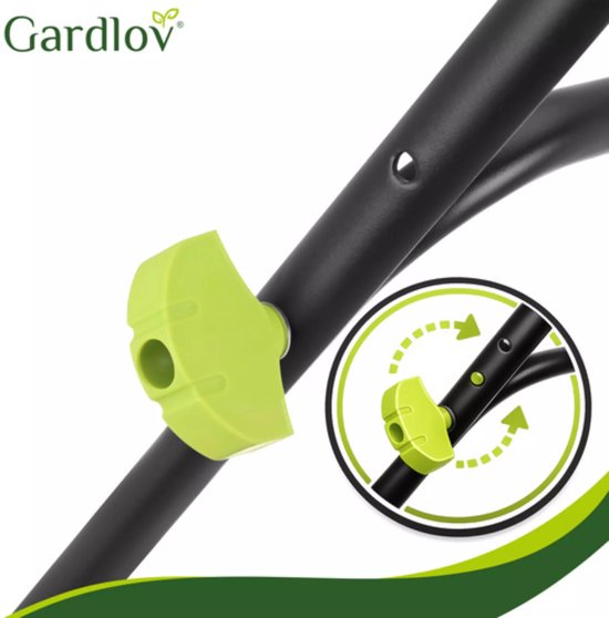 Gardlov Handmatige veegmachine voor terras, oprit en bestrating met 680 mm werkbreedte en capaciteit van 2100 m2 per uur