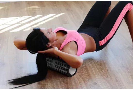 Trizand Yoga Roller - Zwart - Ideaal voor Spierontspanning en Zelfmassage