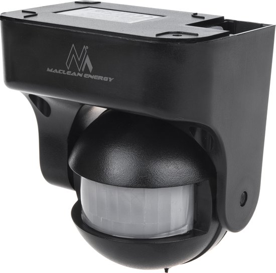 Maclean - LED-lamp met bewegingsmelder | 800/1200W - IP44 - Zwart