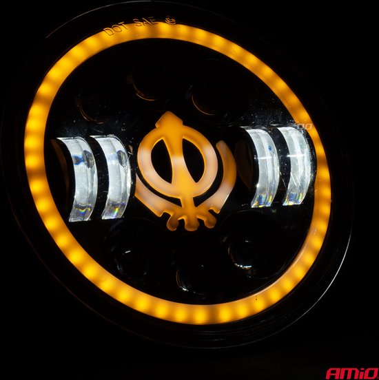 AMiO GHOST Spirit LED Werklamp 60W Rond - Multifunctionele Verstraler 12V 24V 9-36V