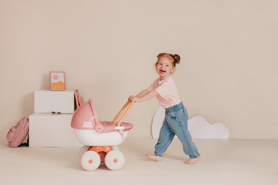 Smoby Baby nurse - Poppenwagen - Knuffelwagen - voor poppen tot 42 cm