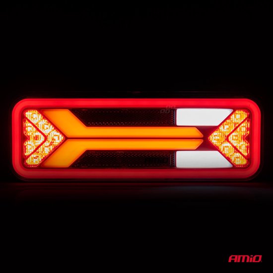 AMiO RCL-09-L Dynamische LED Achterlicht – Links Multifunctionele Vrachtwagenverlichting Aanhanger Bus Achterlamp