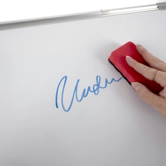 Maaleo Whiteboard - 60x40 cm - Magnetisch - Inclusief Markers, Magneten en Spons