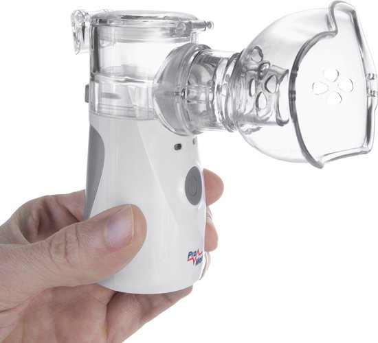 ProMedix - Draagbare inhalator voor kinderen en volwassenen | Stille inhalator - Twee maskers Mondstuk Vernevelaar Set - USB Oplaadbaar