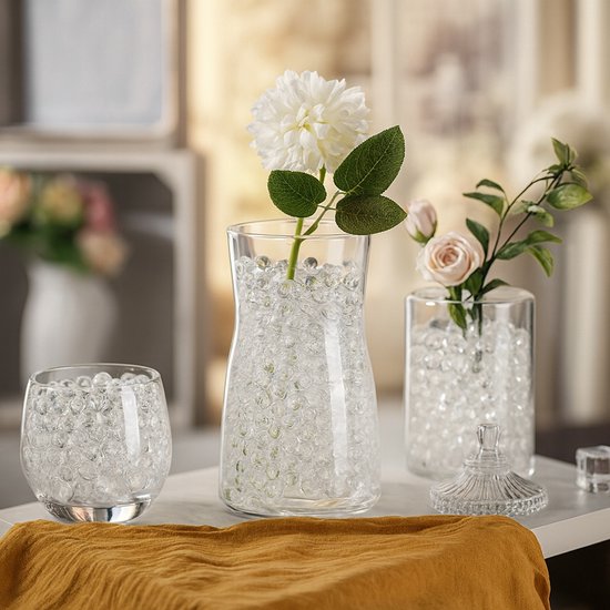 Gardlov Waterparels - 10000x stuks - transparant - hydrogelballen - bruiloft decoratie - 48 gram