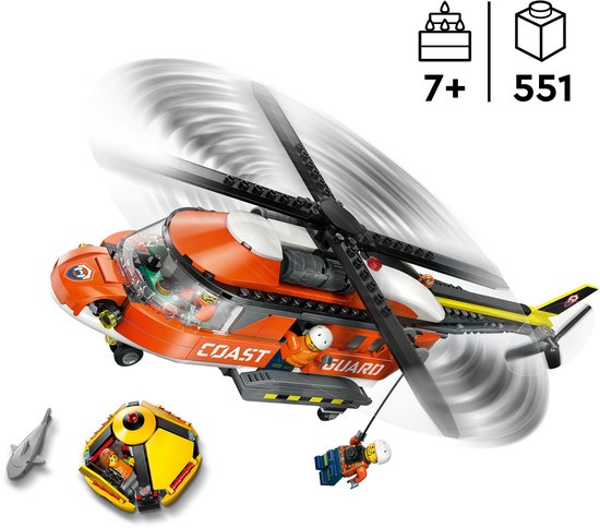LEGO City Exploration - Kustwacht Helikopter - 60503