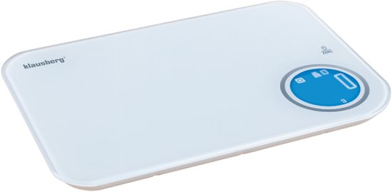 Klausberg KB-7938 Slimme Keukenweegschaal – Bluetooth, App Analyse, 5kg – Tempered Glass – Calorie & Macro Meter