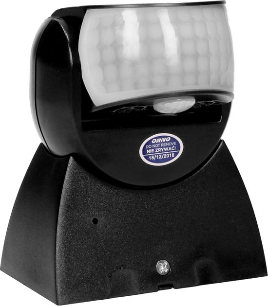 PIR Bewegingsmelder - LED bewegingssensor - Dual sensor - 180 ° / 360 ° Detectie - IP65 - Zwart