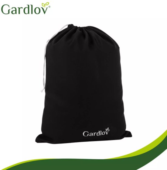 Gardlov Hangstoel Zwart met Kussens en Voetensteun 210 cm – Hangmatstoel voor Tuin, Balkon of Woonkamer – Max. 150 kg – Inclusief Ophangband