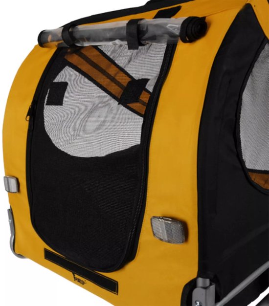 Purlov fietskar hond – grote transportaanhanger – tot 40 kg – comfortabel & veilig