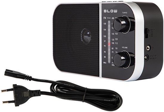 Blow - Draagbare analoge radio AM/FM RA6 batterij- en netvoeding