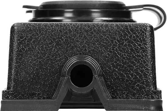 Heavy-duty opbouw wandcontactdoos / Verlengstopcontact met afdichting - Vochtbestendig rubber IP44 - Brandwerend - 2-Voudig