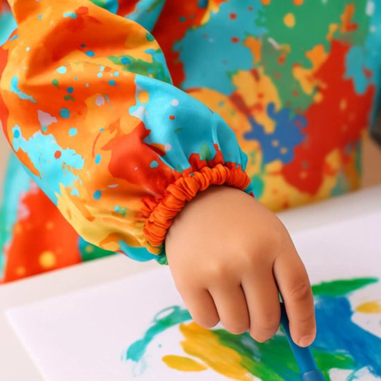 Kruzzel Schort, Schilder- en Keukenschort Kind 1-3 Jaar – Waterdicht & Creatief