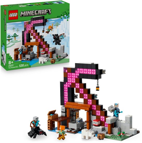 LEGO Minecraft De Pikhouweelmijn Bouwpakket voor Kinderen - 21277