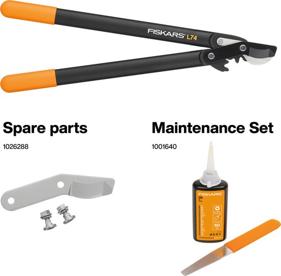 Fiskars Powergear II Takkenschaar Bypass – Snoeischaar voor Takken tot Ø35 mm – 57cm – L74