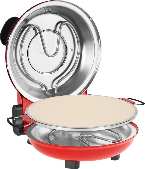 Teesa Supreme+ Serie - Pizzaoven - 1200W - 405°C - Keramische Steen