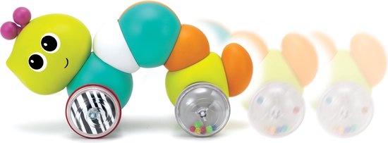B-Kids Press 'n Play Zoom Zoom Speelgoed Rups BK-04377