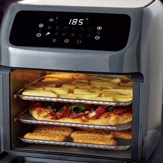 Klausberg 7557 - Air oven XXL - 12L Family size - Hetelucht oven