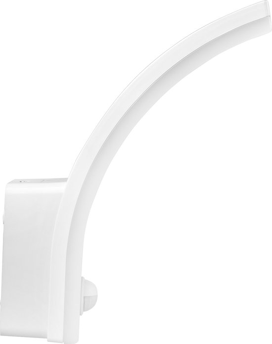 Maclean - LED lamp - Buitenlamp - Wandlamp - PIR bewegingssensor - 20W - IP65 - 2000lm - 4000K - Wit
