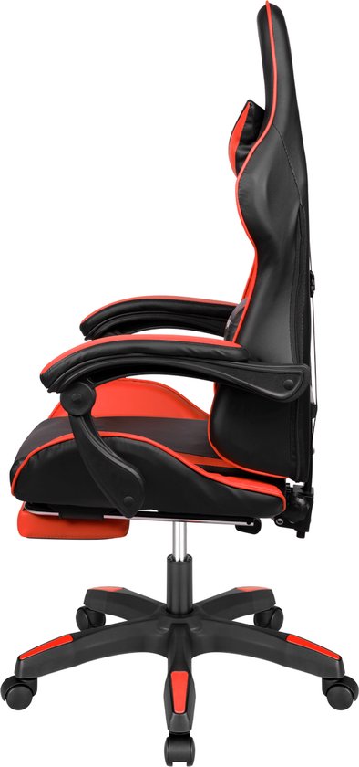 Krüger&Matz GX-150 game stoel - gaming chair - gamingstoel - zwart / rood
