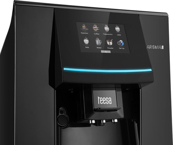 Teesa TSA4008 - Volautomatische espressomachine AROMA 800, met melkreservoir, zwart