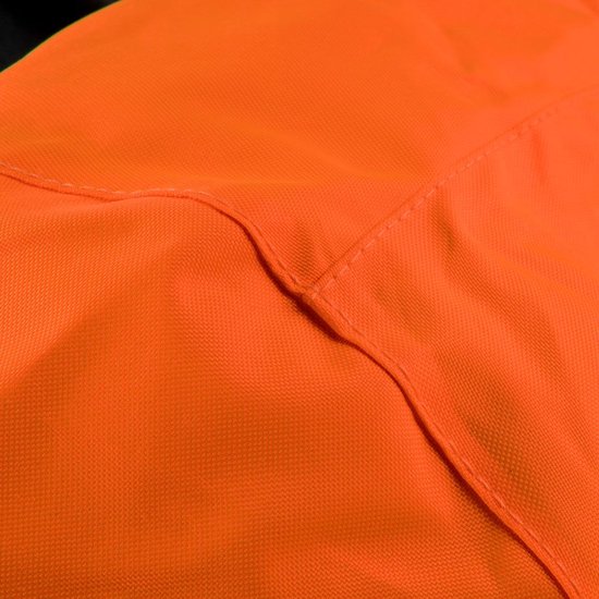 Neo Tools Hi-Vision Gevoerde Werk Jas Flu Oranje XL/54 Donkere Stof Water En Wind Bestendig ISO 20471:2013 ISO 13688:2013
