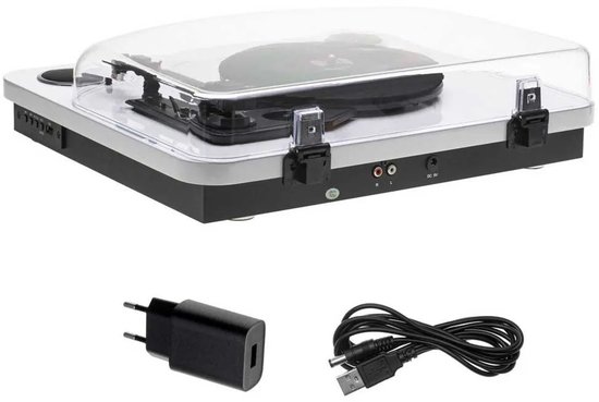 Adler Ad 1914 Draaitafel Transparant One Size / EU Plug 220V