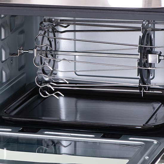 Adler AD 6309 Airfryer Oven - 13L XXL - 2500W - 8-in-1 Functies - Digitaal Touch Display - Inclusief Rotisserie en Accessoires - Zwart